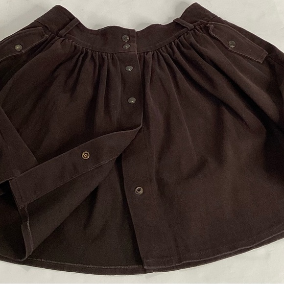 Body bag by Jude brown corduroy Snap Up Circle skirt. Lg - Picture 3 of 16
